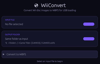 WiiConvert preview